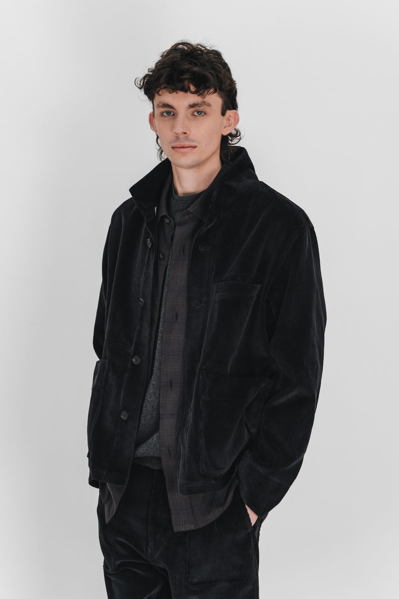 STAND COLLAR WORK JACKET