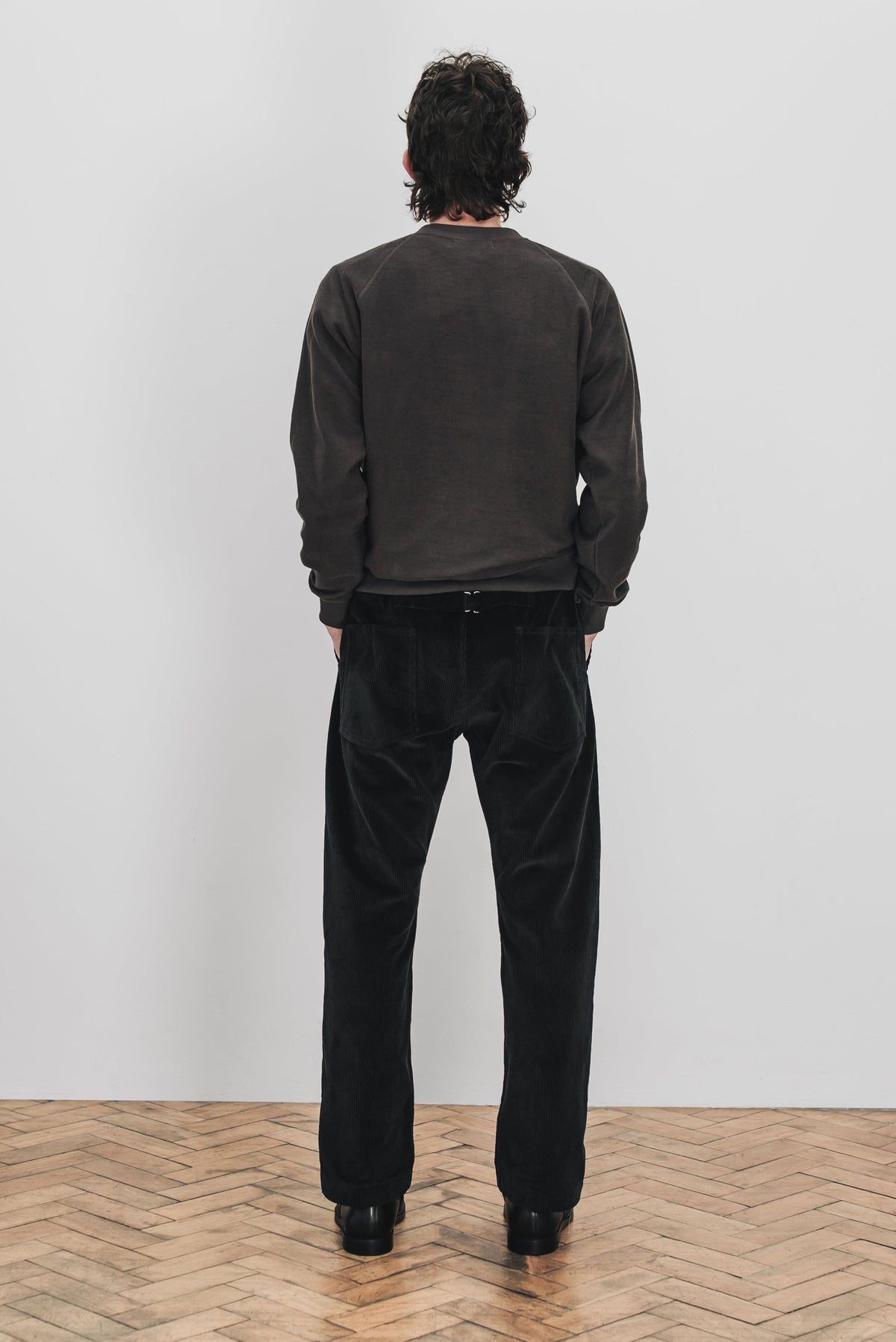 REFINED WORK TROUSERS - Corduroy (Black)