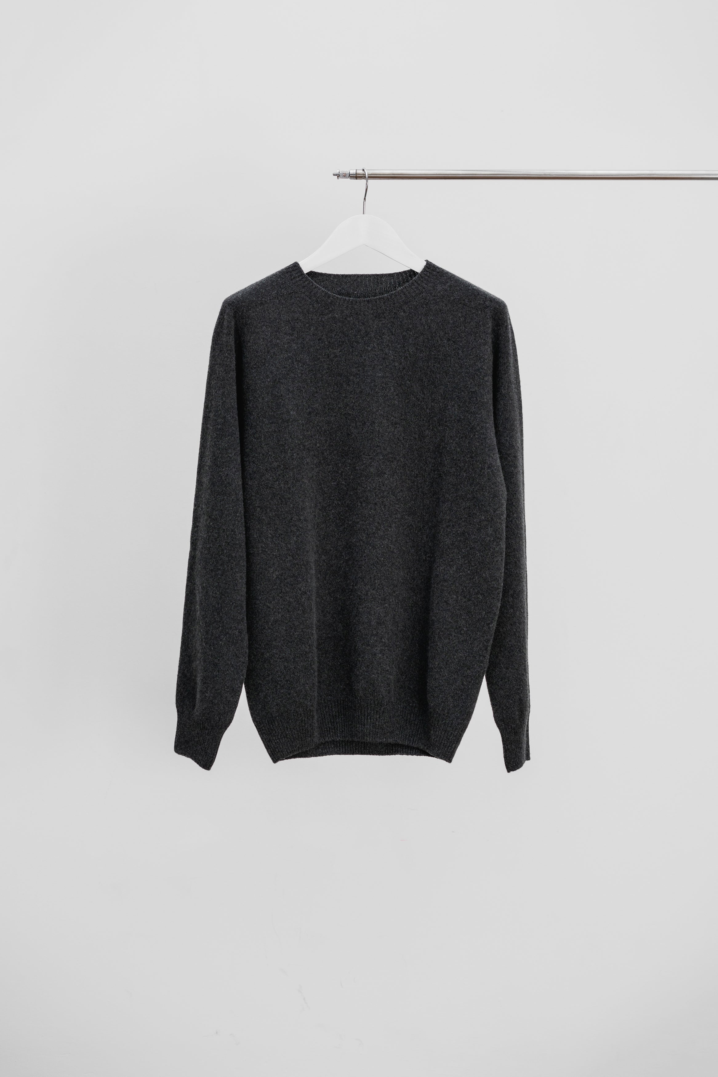 CASHMERE BASE CREW NECK - Grey