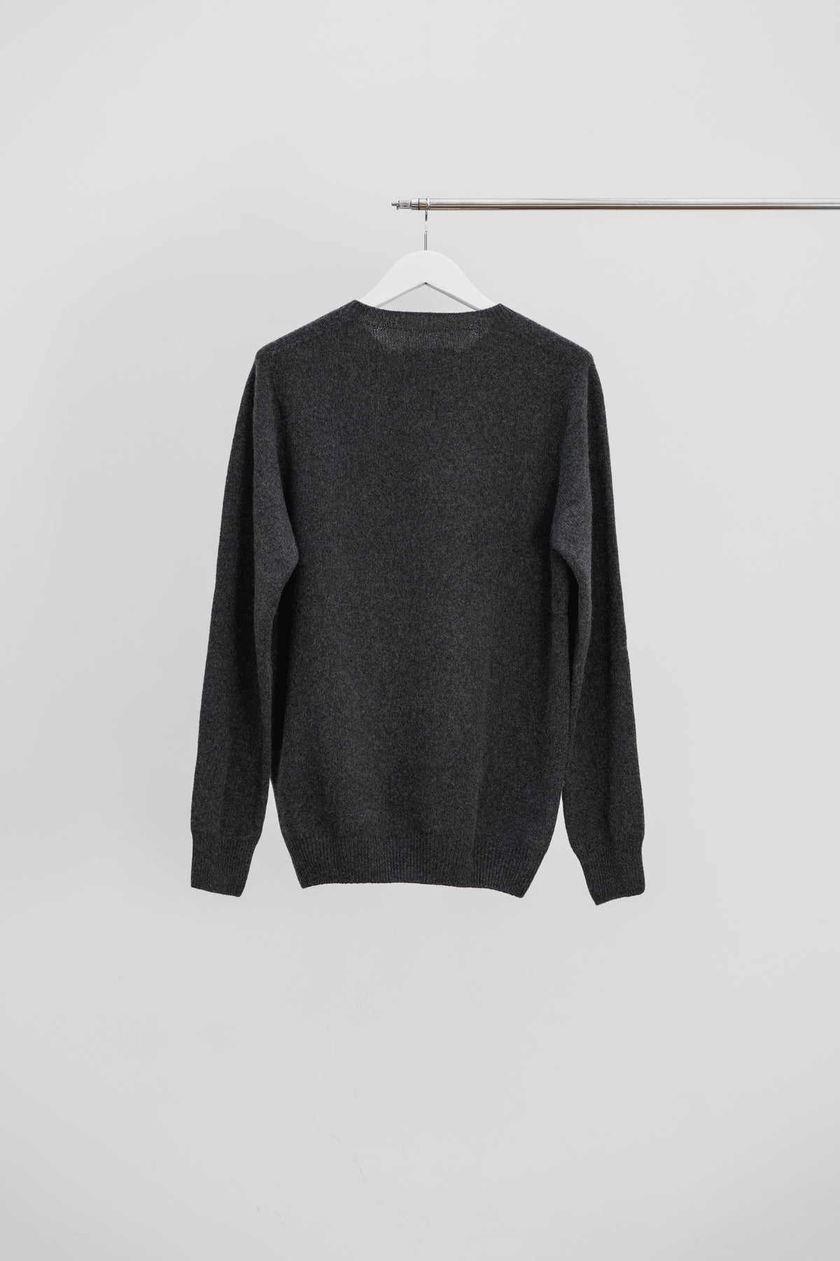 CASHMERE BASE CREW NECK - Grey