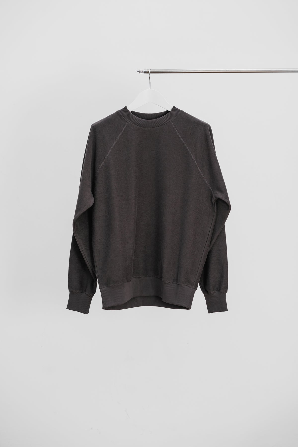 REVERSED TERRY SWEATSHIRT - Grape