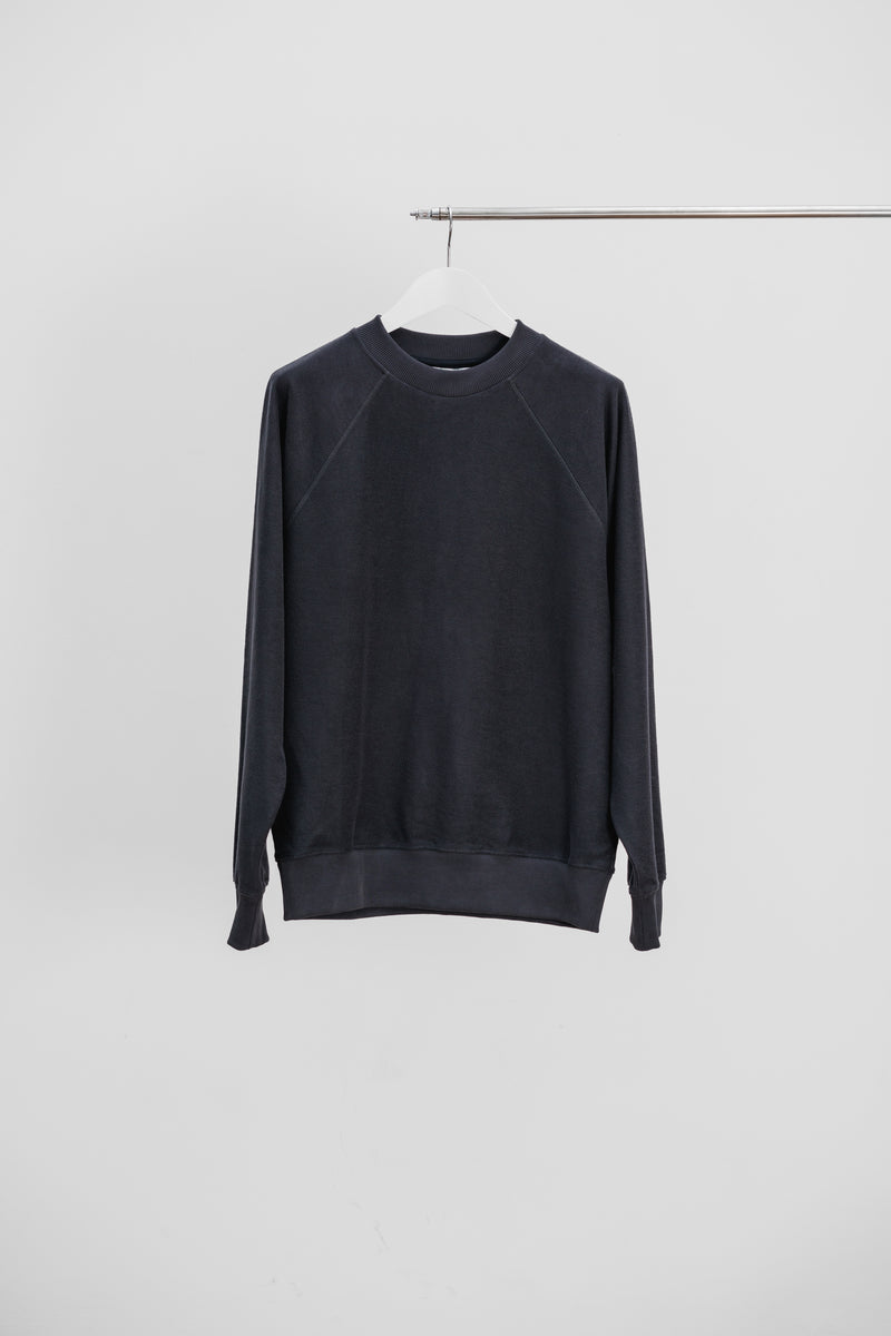REVERSED TERRY SWEATSHIRT - Faded Ink