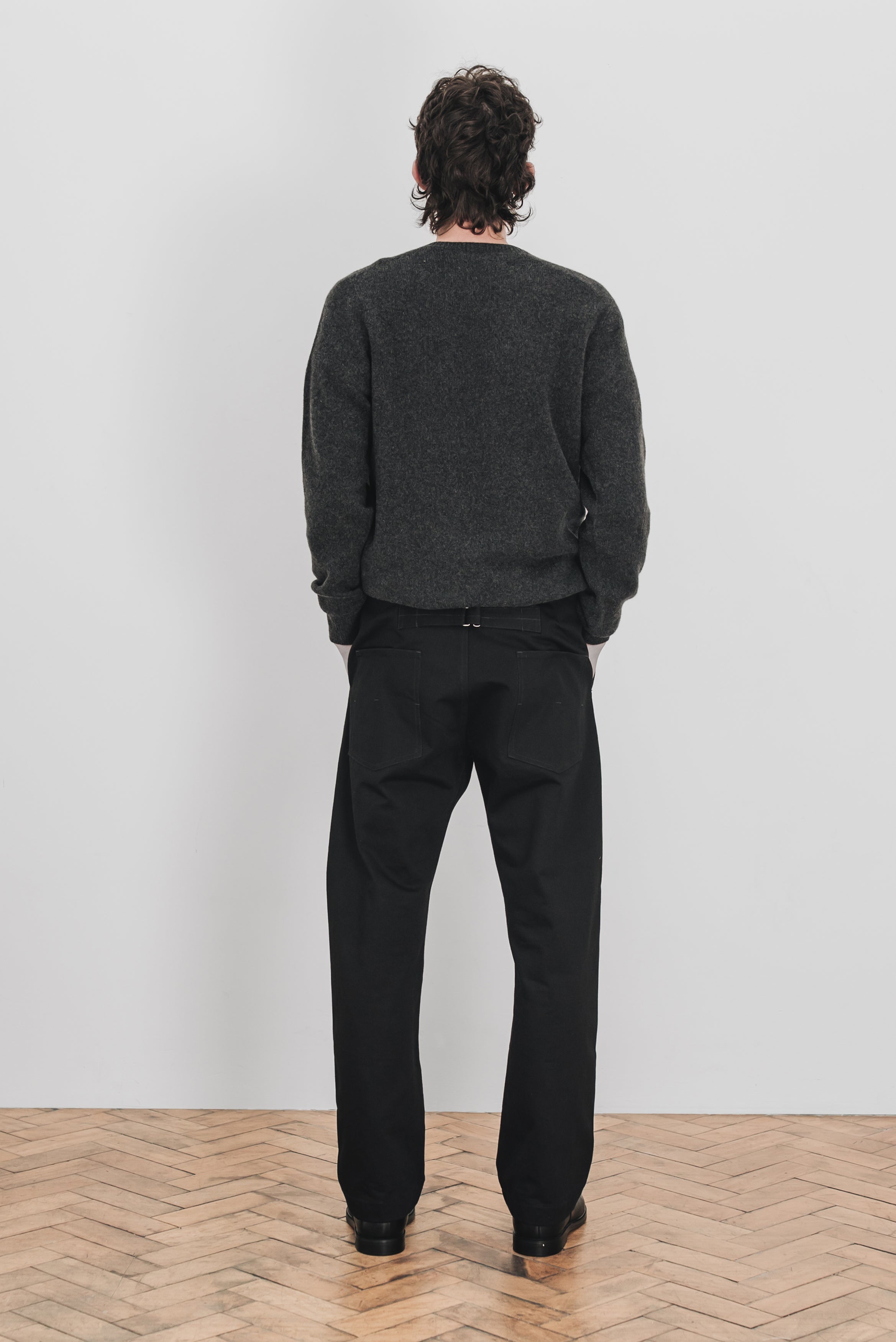 CASHMERE BASE CREW NECK - Grey
