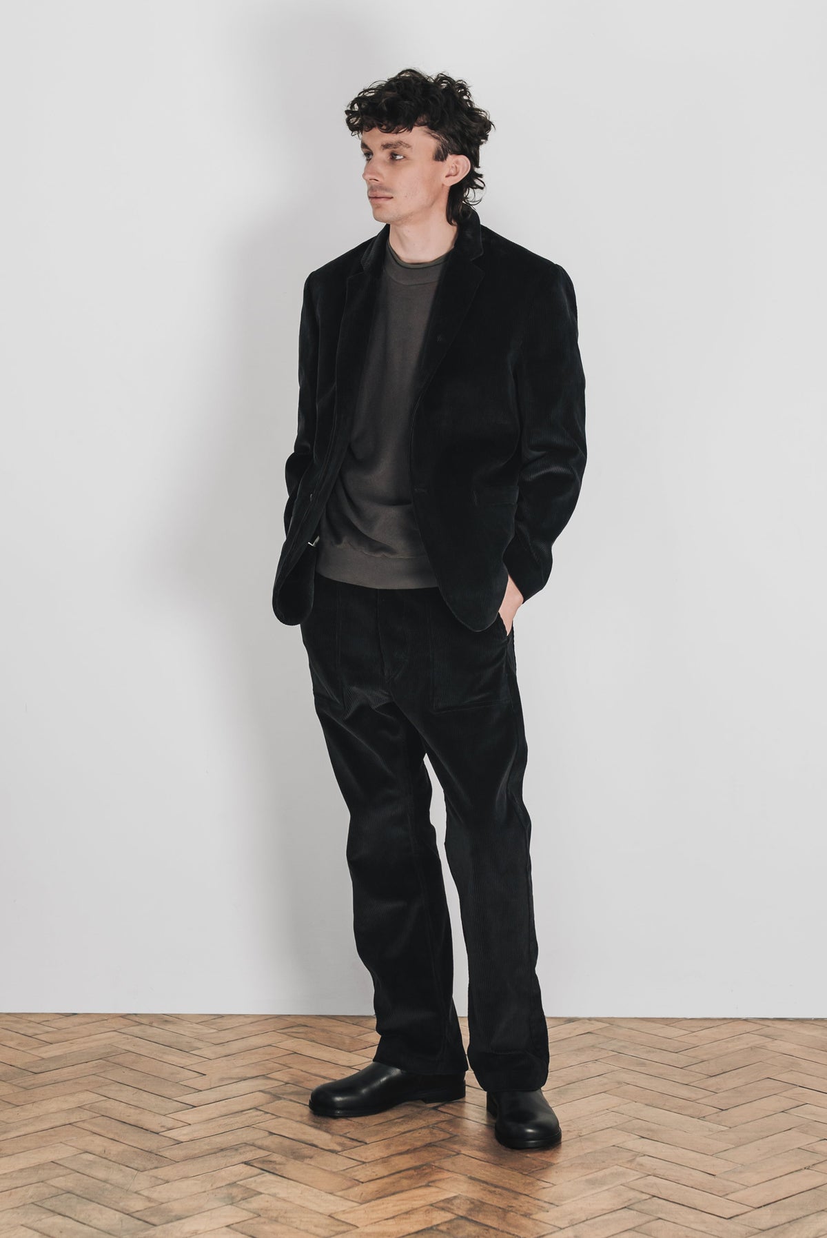 MINIMAL BLAZER JACKET - Corduroy