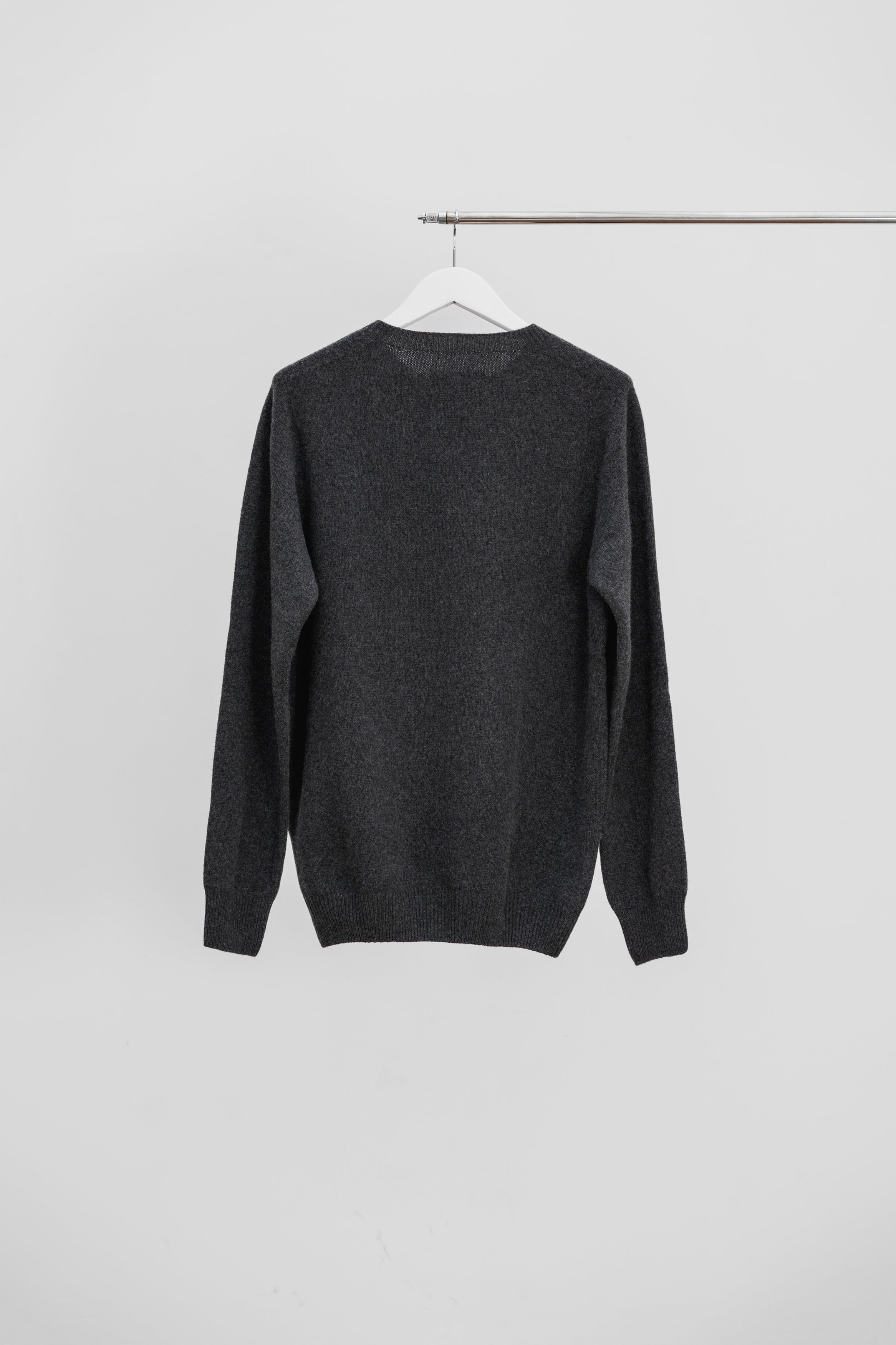 CASHMERE BASE CREW NECK - Grey