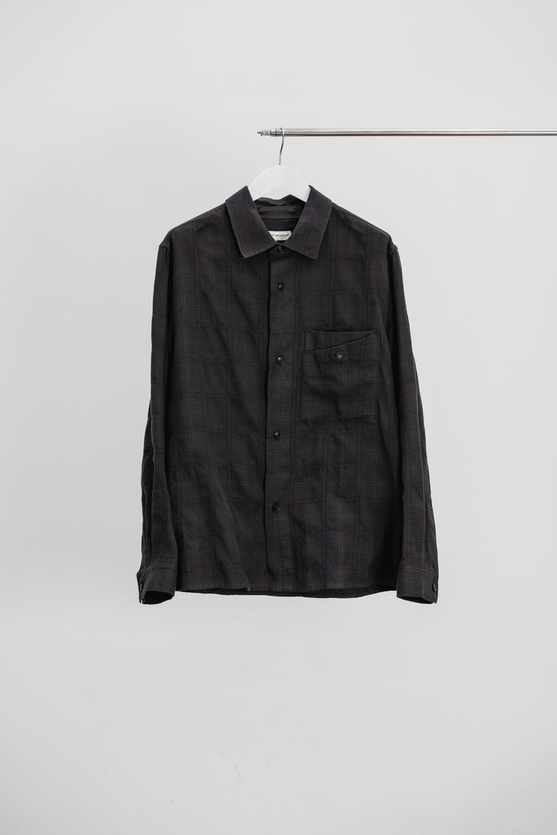 DOUBLE POCKET SHIRT - Black/Olive