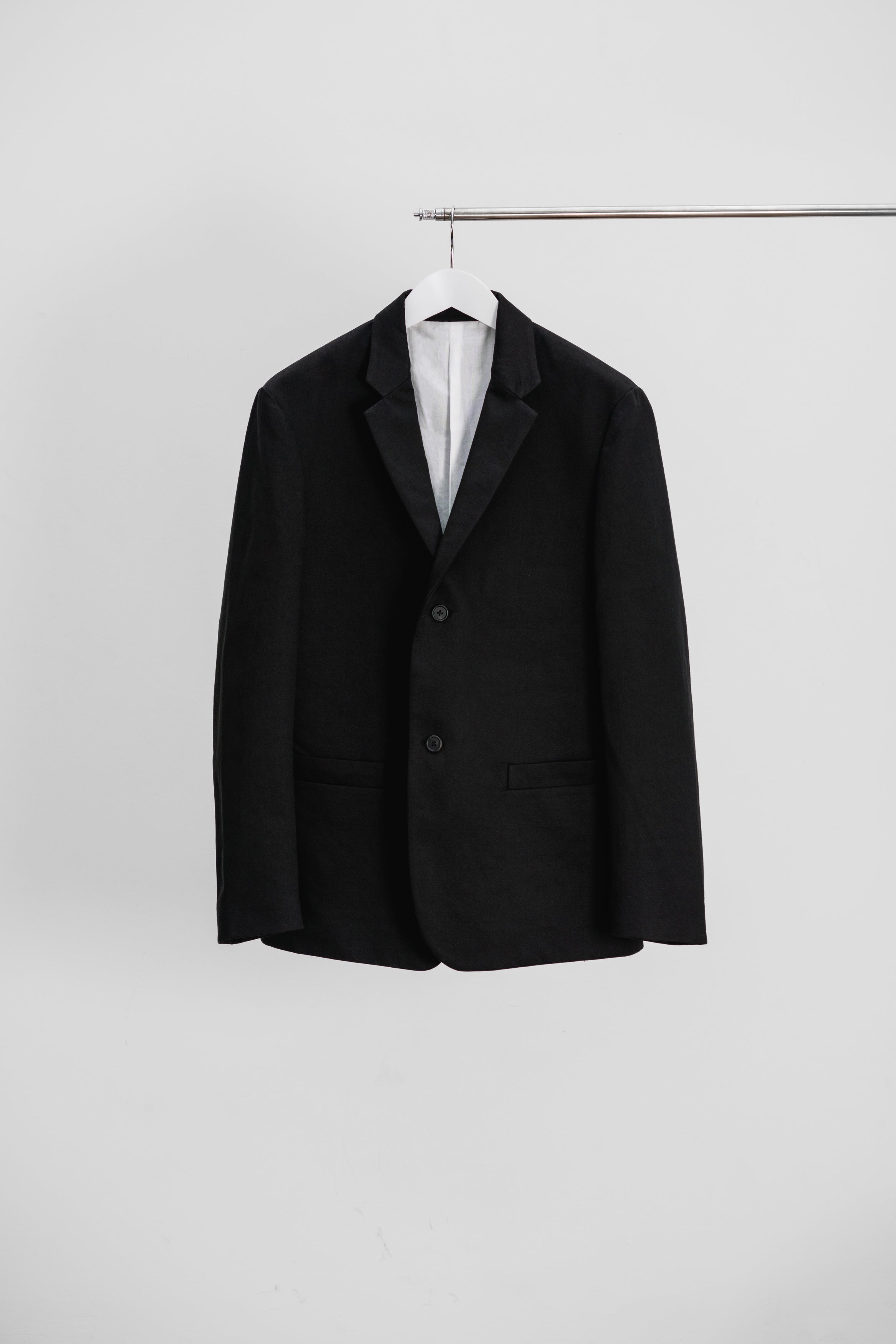MINIMAL BLAZER JACKET - Cotton twill