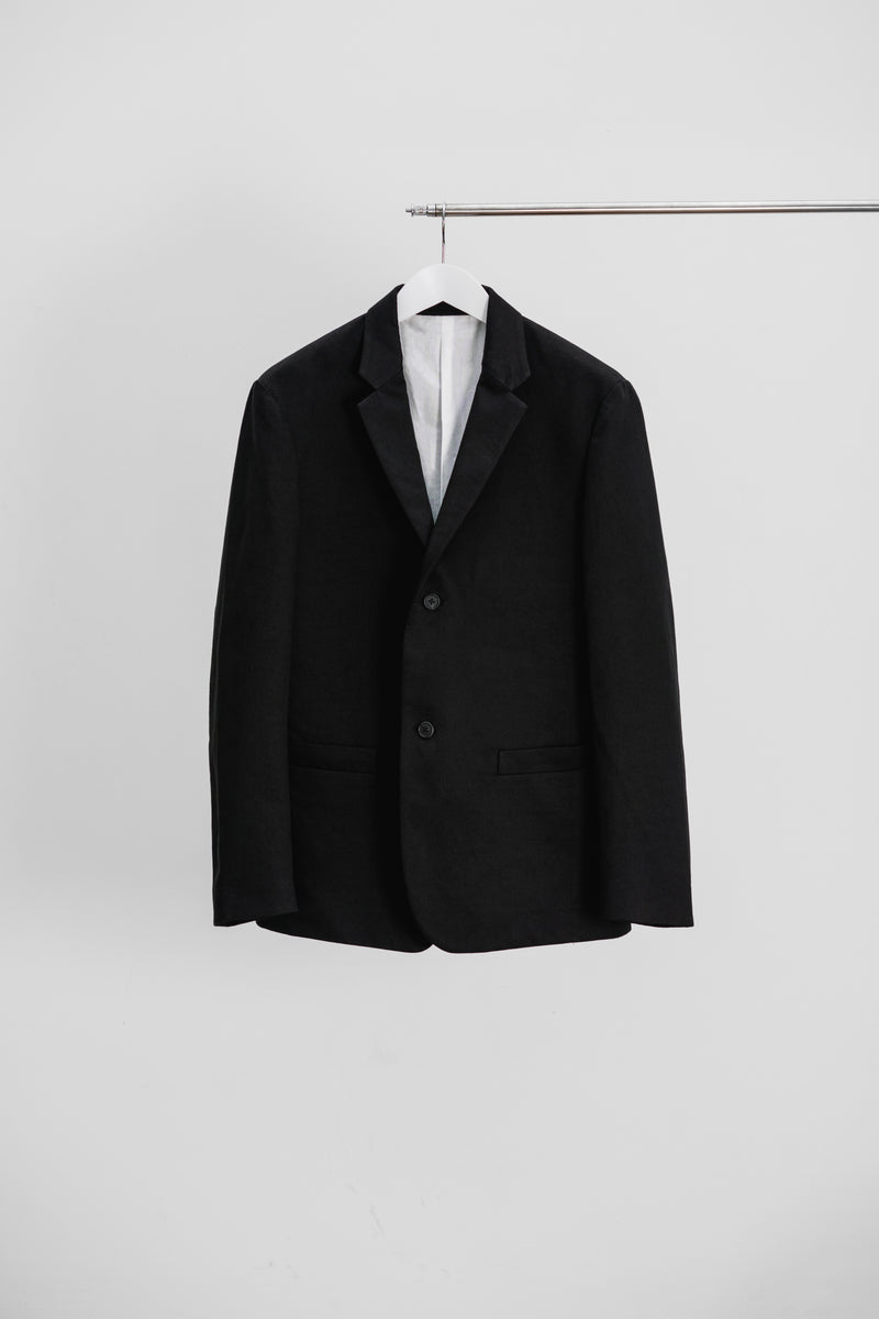 MINIMAL BLAZER JACKET - Cotton twill